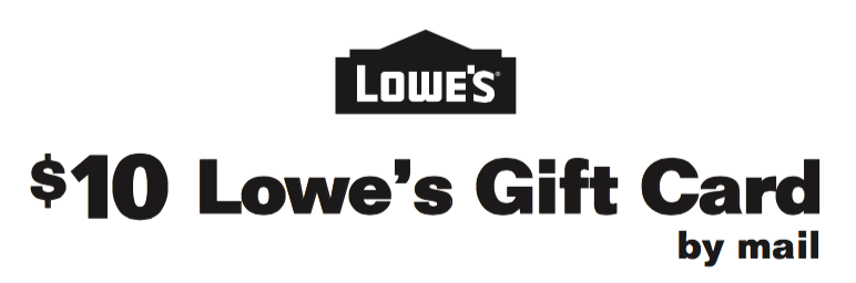 Lowe’s:  Earn a $10 Gift Card with Energizer Battery Purchase