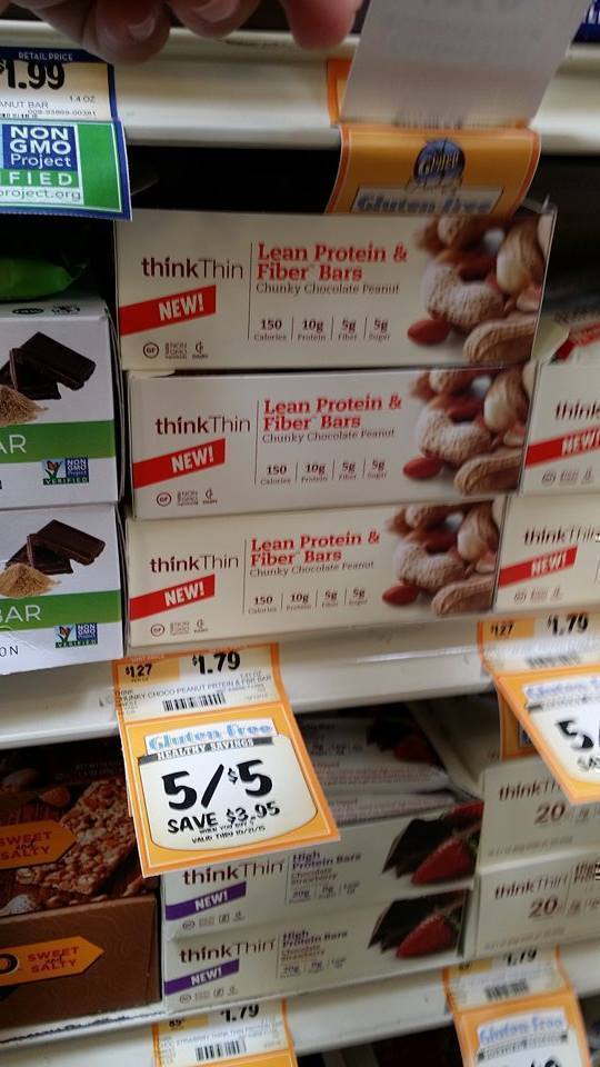 Sprouts: thinkThin Bars $.50