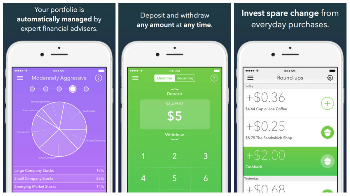 Acorns: Invest your Spare Change from Everyday Purchases