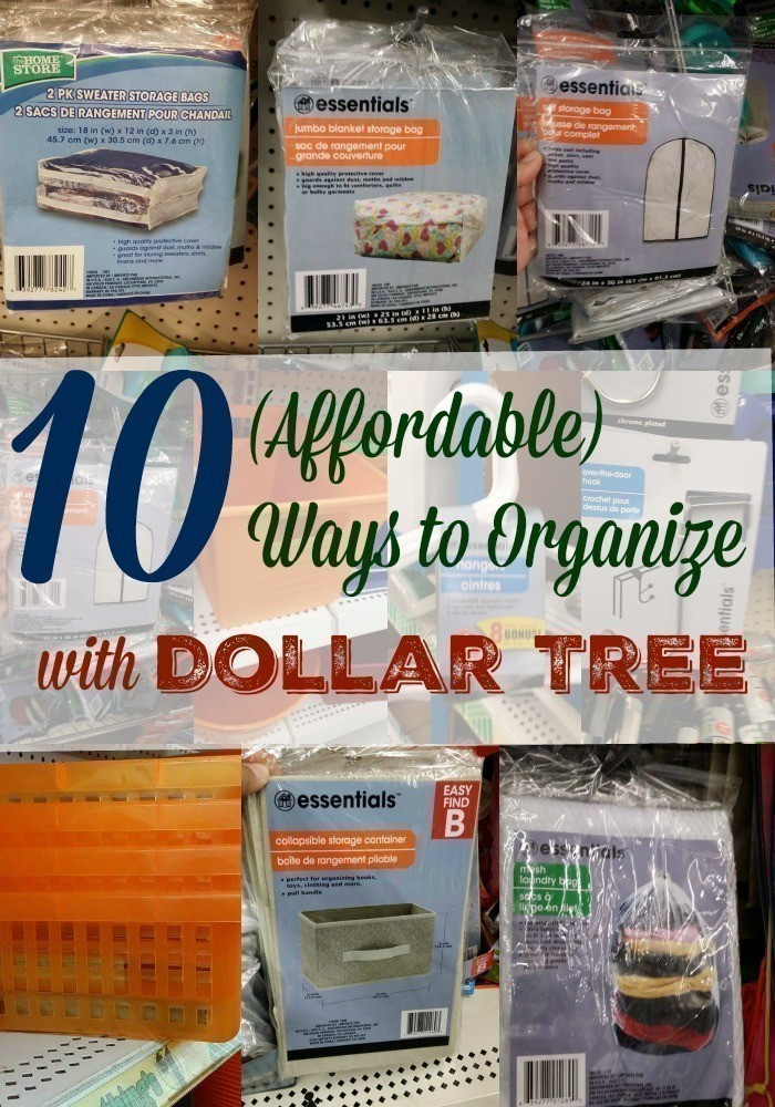 10 Affordable Ways to Organize with Dollar Tree