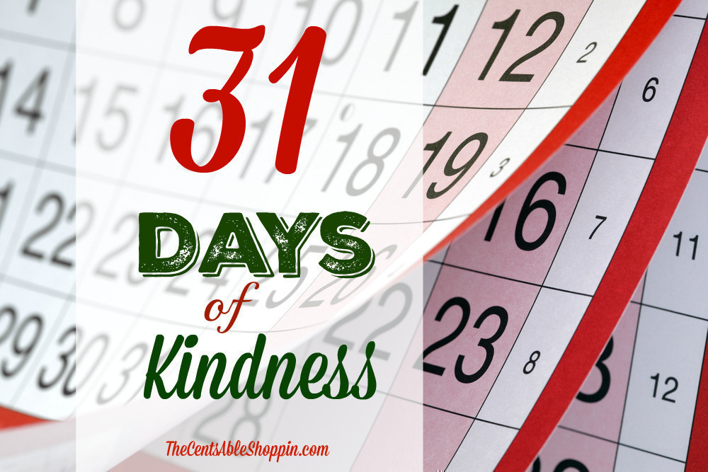 31 Days of Random Acts of Kindness