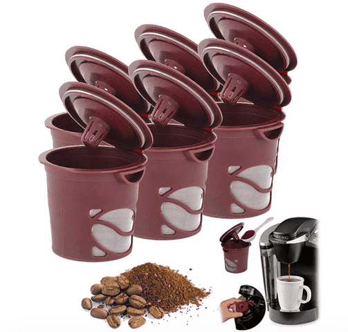 6-Pack Reusable Single Brew Coffee Pods just $6.99 + FREE Shipping