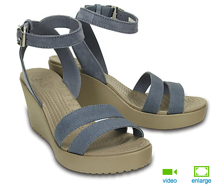 Crocs:  Women’s Leigh Wedge for $24.99 (Reg. $54.99)