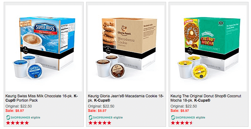 Bon-Ton:  18 pk K-Cups just $8.97 + FREE Shipping (Gloria Jean, Donut Shop & More)
