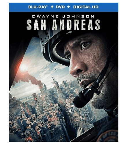 Target: San Andreas Blu-ray + DVD $6!