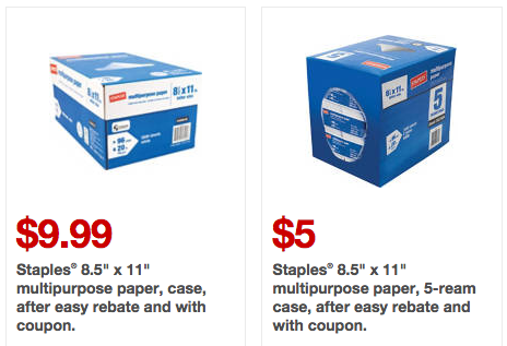 Staples: Multipurpose Paper just $1 per Ream