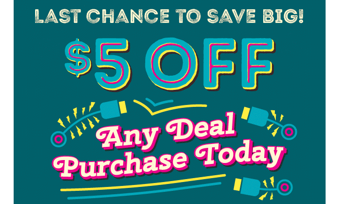 LocalFlavor:  $5 OFF ANY Deal Purchase Ends Tonight!