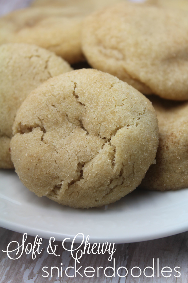 Soft & Chewy Snickerdoodle Cookies