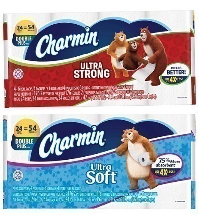 Target:   48 Double Plus Rolls Charmin + $5 Gift Card just $21
