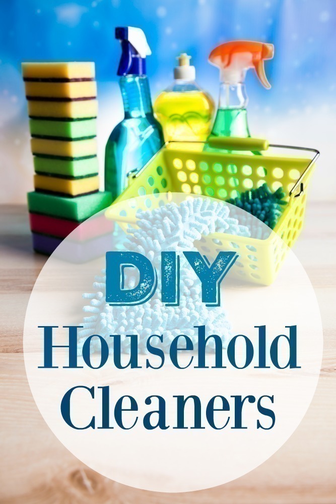 DIY Household Cleaners (Everything from Homemade Bleach to Window Cleaner & More)