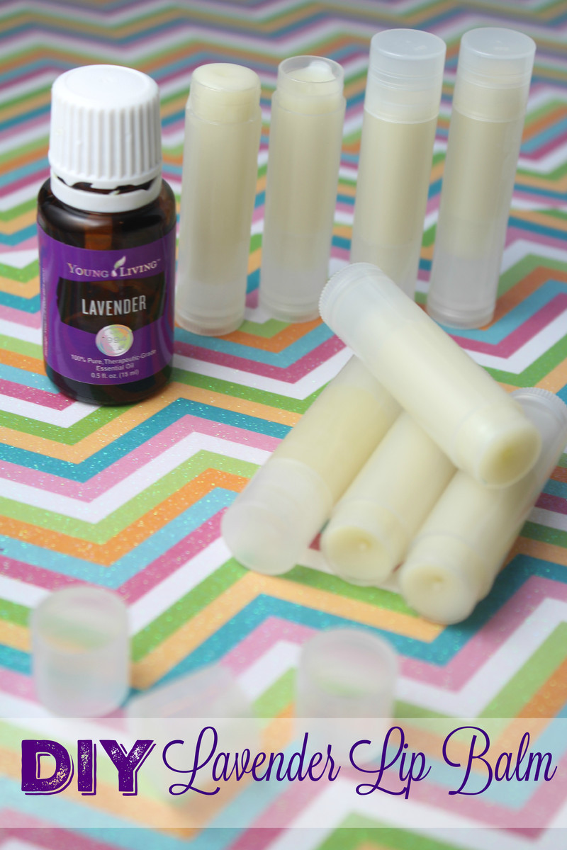 Homemade Lavender Lip Balm