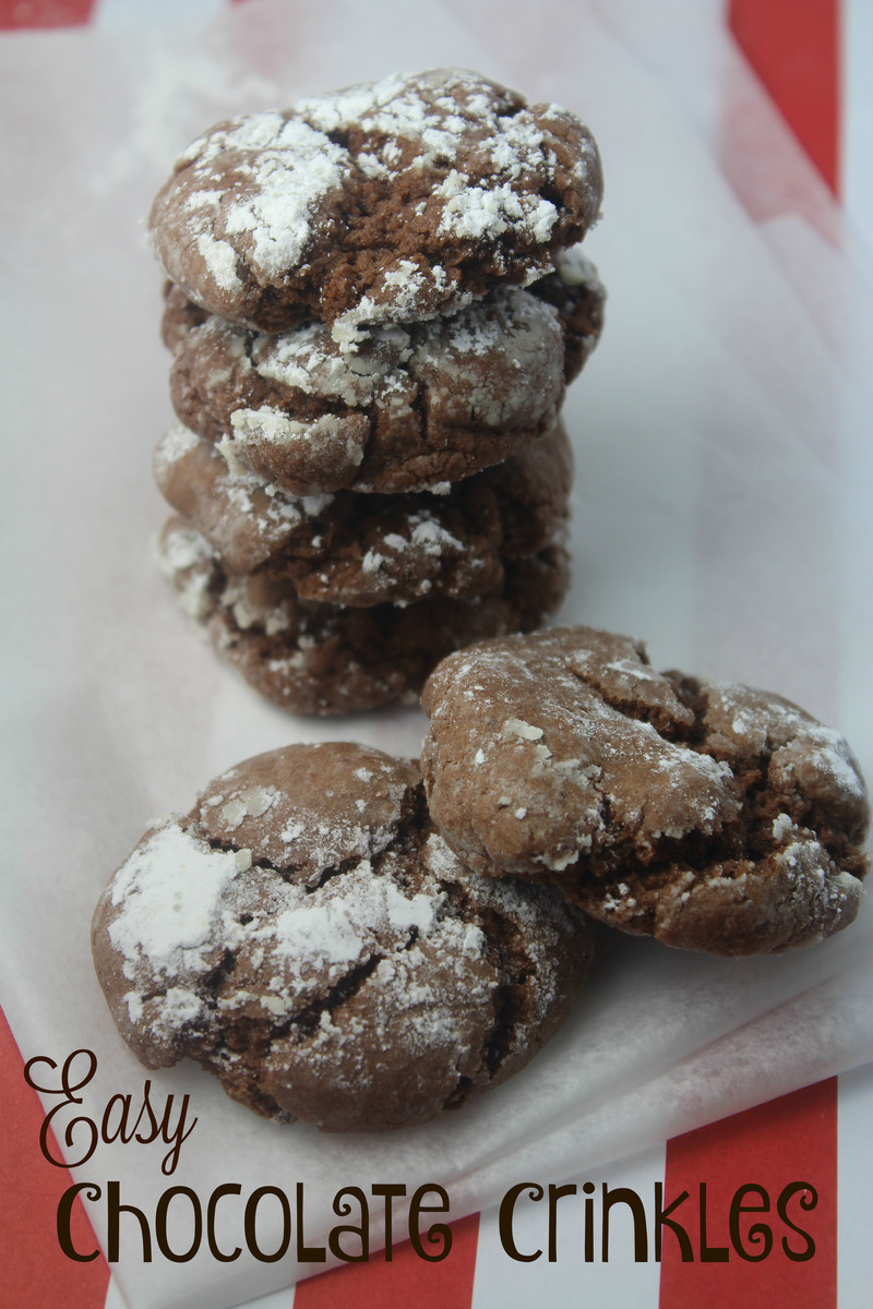 Easy Chocolate Crinkles