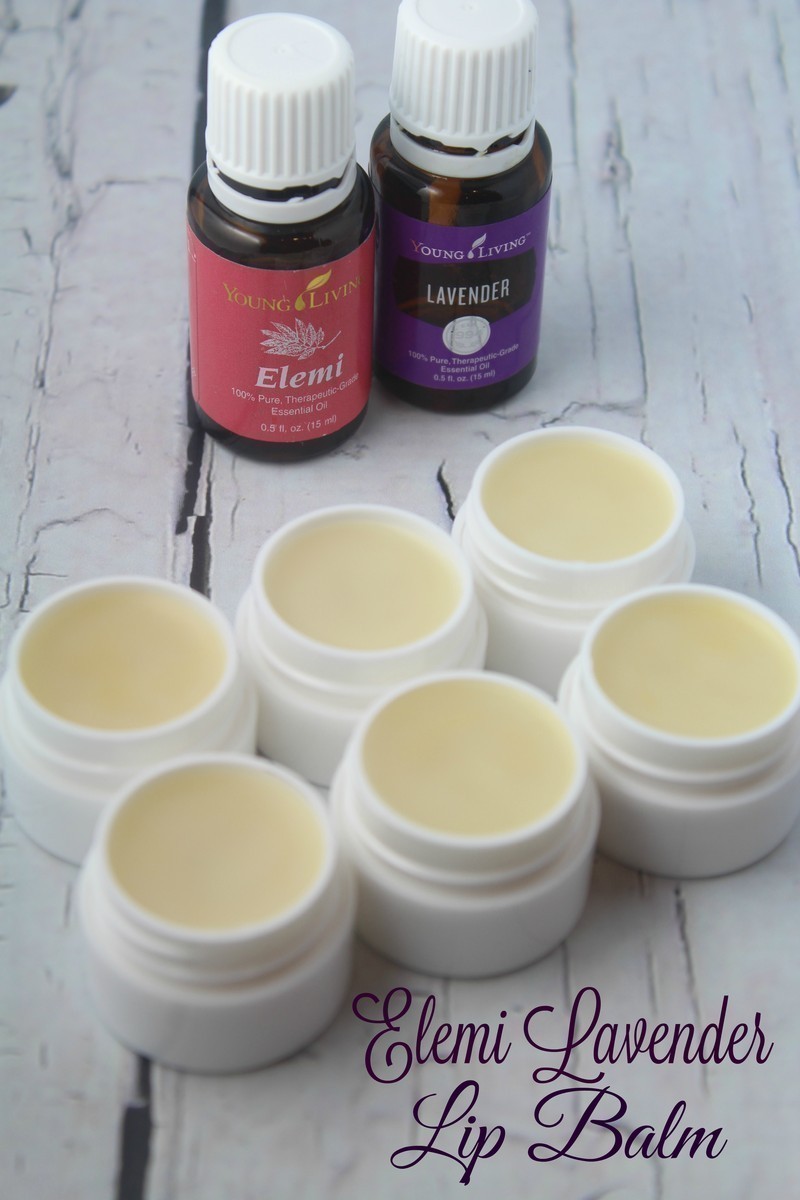 Homemade Elemi Lavender Lip Balm {with Essential Oils}