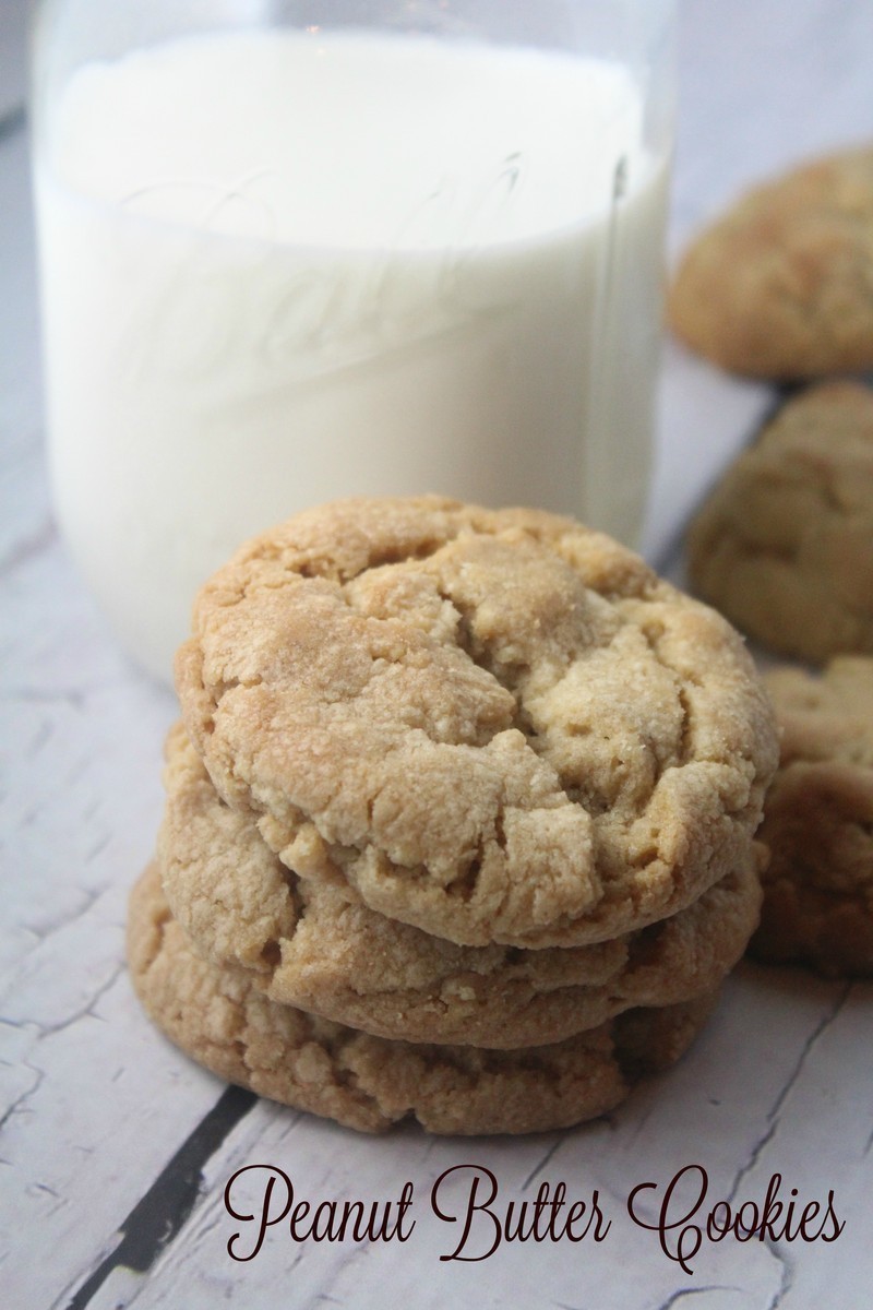 Thick & Chewy Peanut Butter Cookies