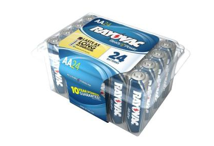 Home Depot: 24 pk Rayovac Batteries $4