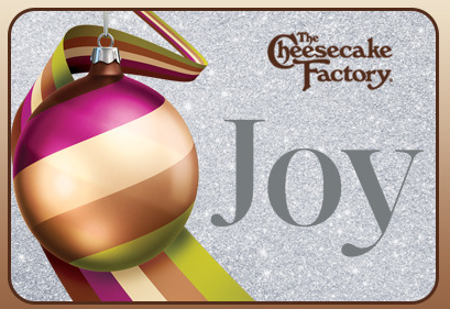 Cheesecake Factory: TWO Complimentary Slices of Cheesecake with $25 Electronic Gift Card Purchase