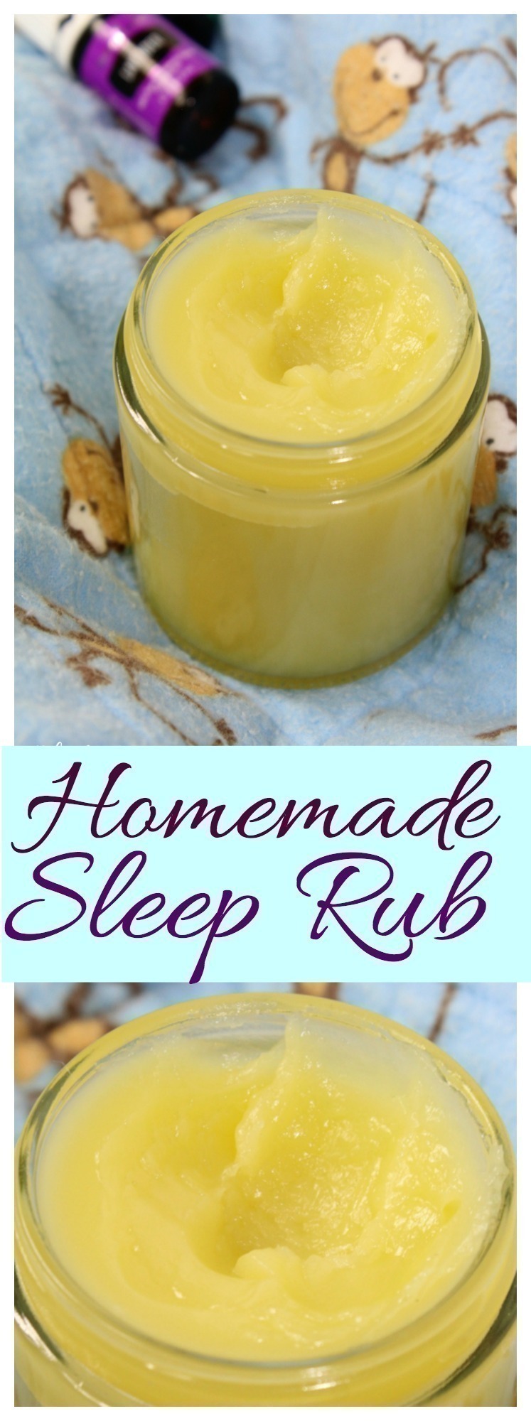 Rest easy with this simple homemade sleep rub, made with simple ingredients and essential oils that will help support a healthy rest!