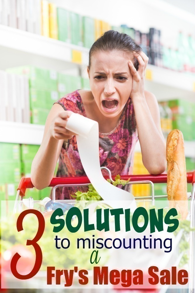 3 Solutions to Miscounting a Fry’s Mega Sale