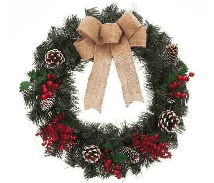 Home Depot: 6-Pack Decorated Artificial 18″ Christmas Wreath $11.75