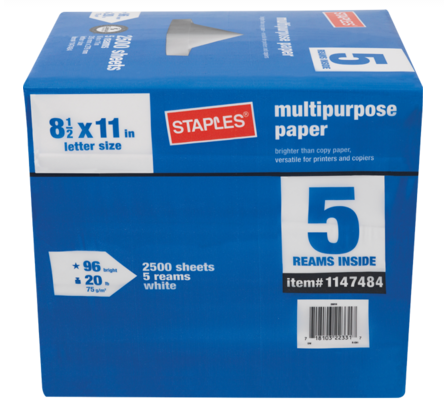 Staples: Last Day to Grab Paper for $.20 per Ream