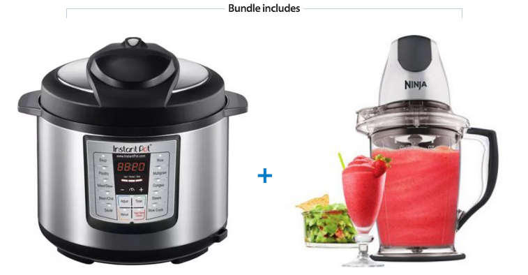 Walmart: 5-in-1 Instant Pot + Ninja Master Prep $89