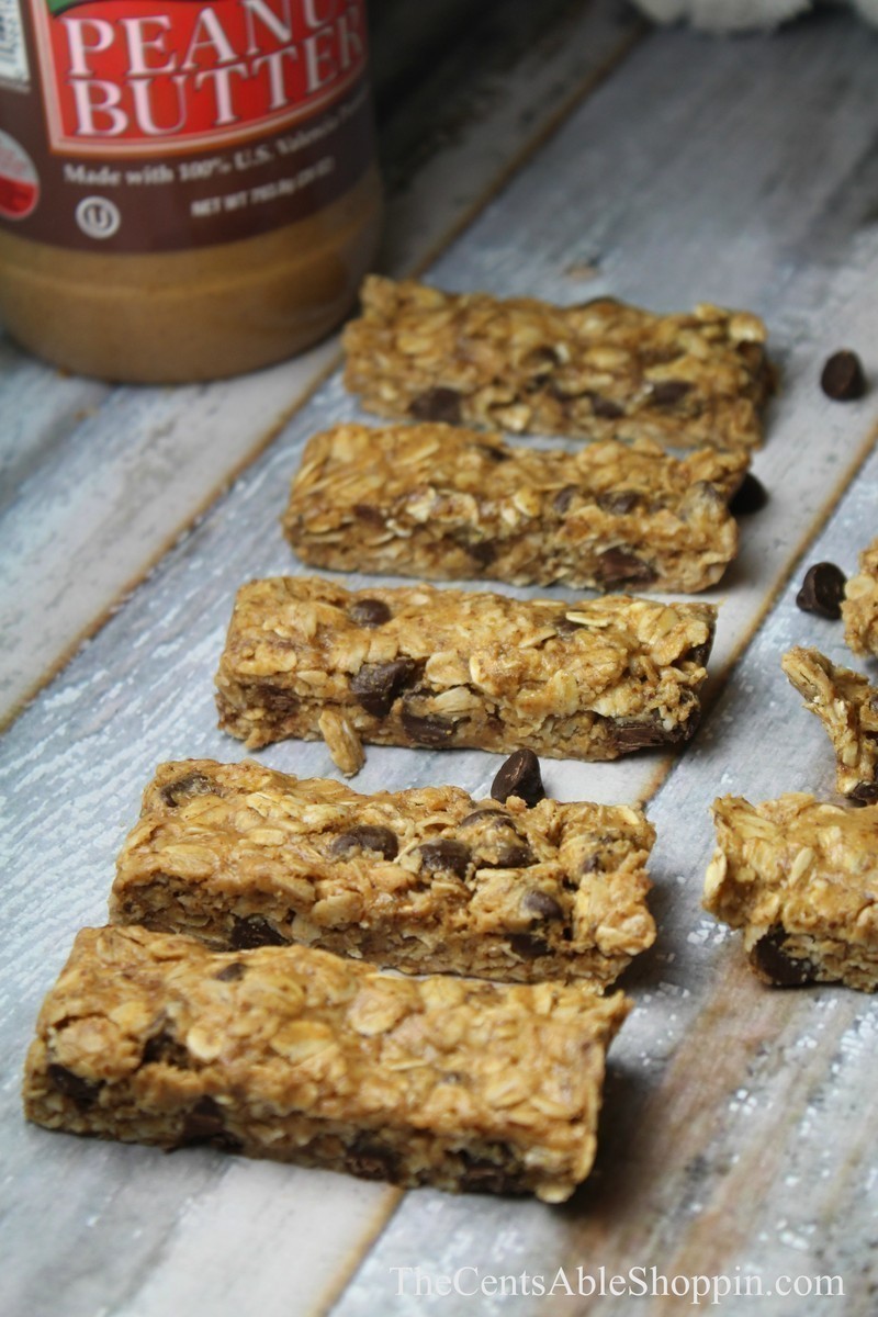 Homemade {No Bake} 5 Ingredient Granola Bars