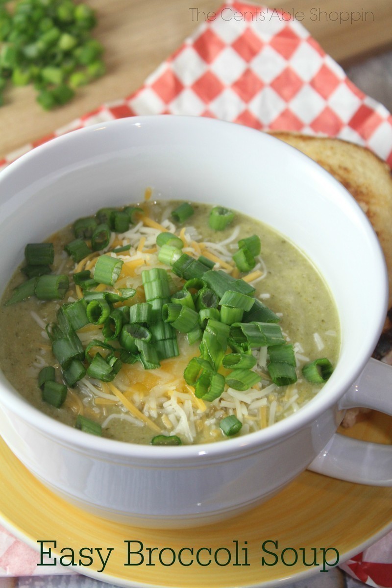 Easy Broccoli Soup {Instant Pot}