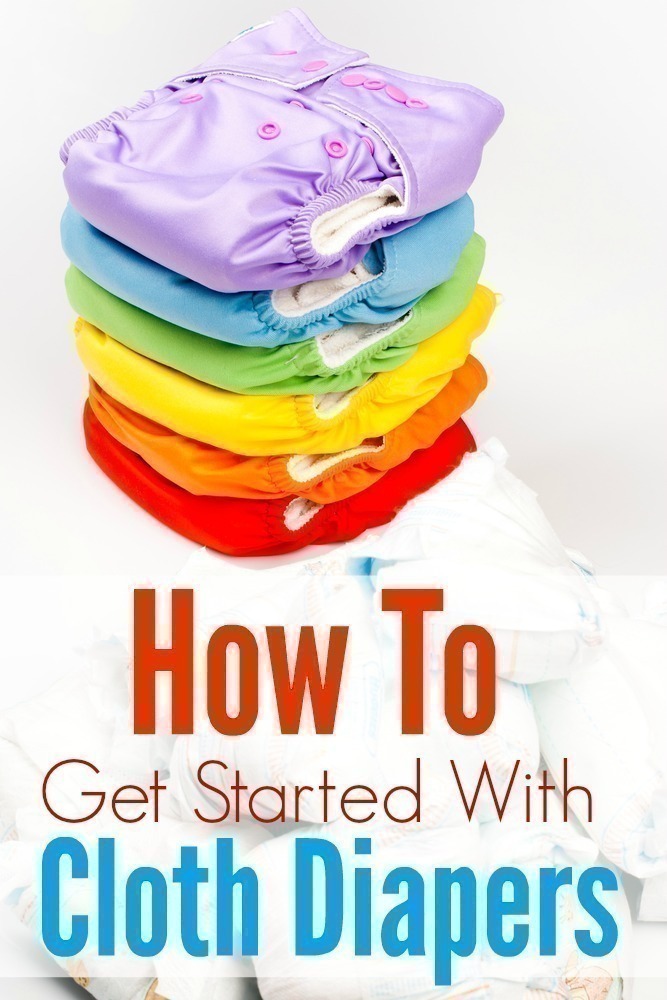 After cloth diapering 5 kids, I'm sharing my tips! Find out everything you need to know to help you get started with cloth diapers! #baby #diapers #cloth