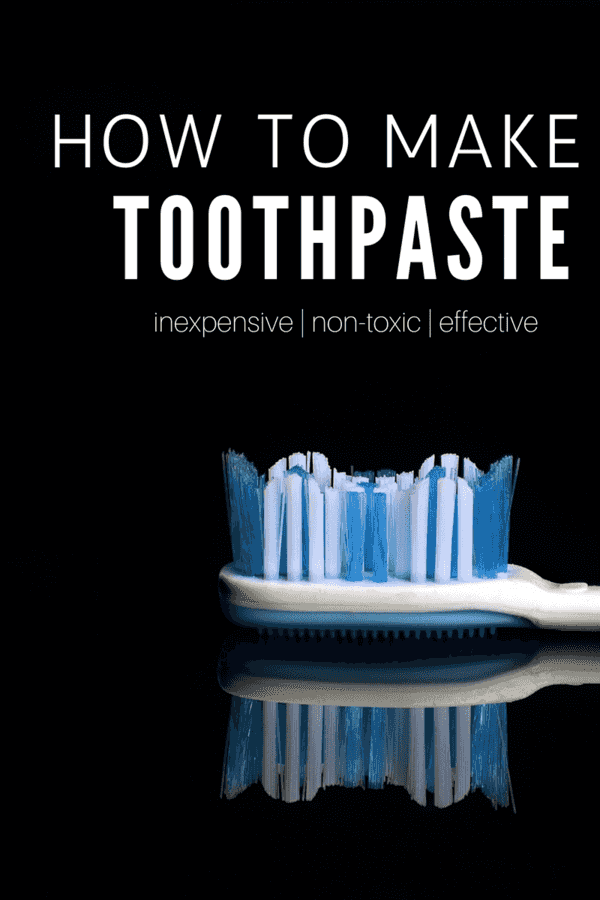 Whip together this easy homemade toothpaste with just 3 simple ingredients!