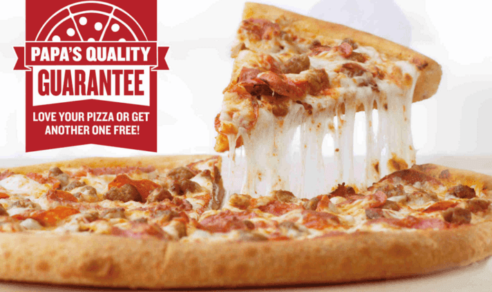 Papa John’s: 50% OFF Large and Extra Large Pizza