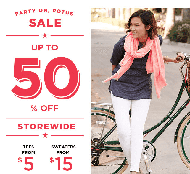 Old Navy: 15% OFF Everything + Up to 50% OFF Storewide
