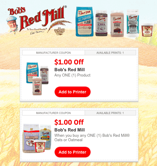 Sprouts: Bob’s Red Mill Gluten-Free Oatmeal $.71