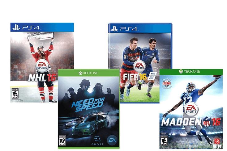 50% OFF EA Sports Games for XBOX One and PS4