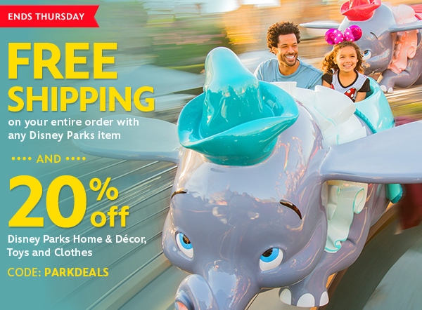 The Disney Store: FREE Shipping + 20% OFF Parks Items