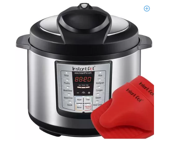 Instant Pot 6-in-1 Electric Pressure Cooker $79 + FREE Mitts