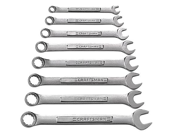 Sears: Craftsman 8 pc. Standard 12 pt. Combination Wrench Set $7.91
