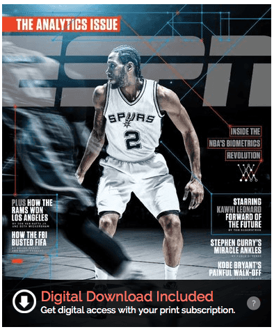 ESPN Magazine with ESPN Insider just $4.50 per Year