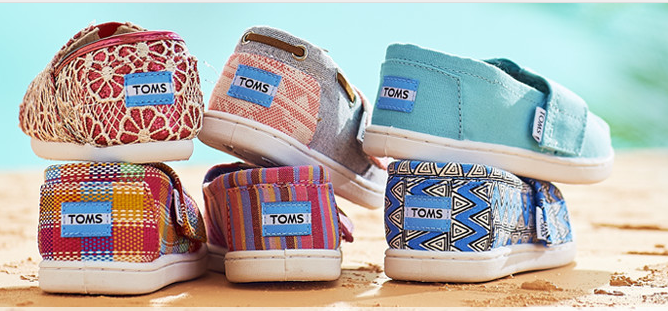 Up to 50% OFF Tom’s Shoes