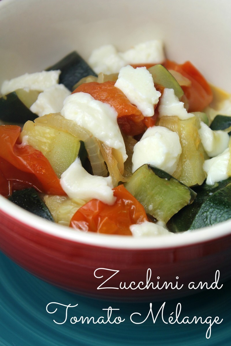 Zucchini and Tomato Mélange {Pressure Cooker}