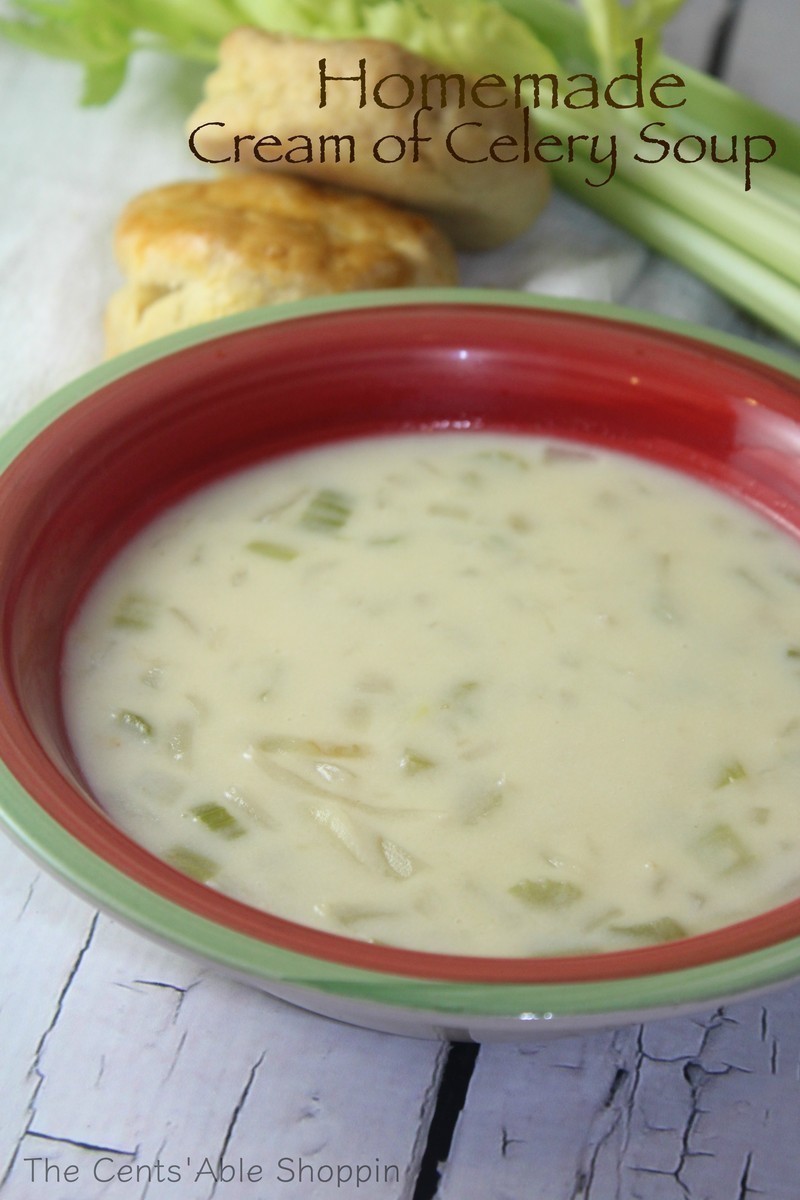 Homemade Cream of Celery Soup