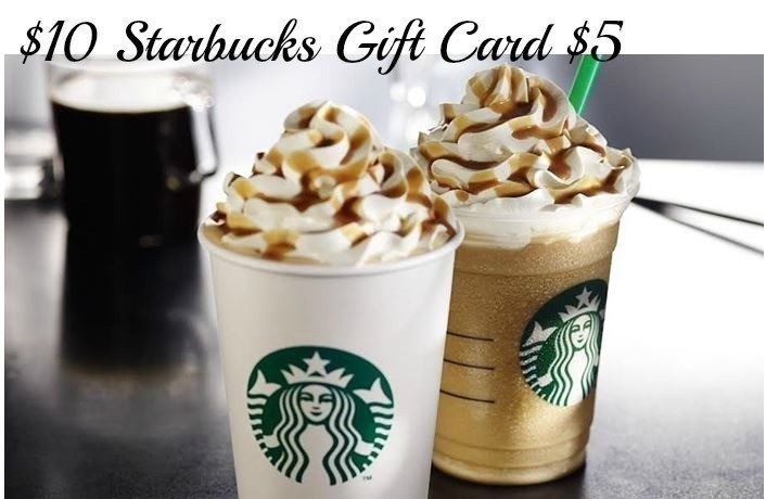 Groupon: $10 Starbucks eGift Card just $5