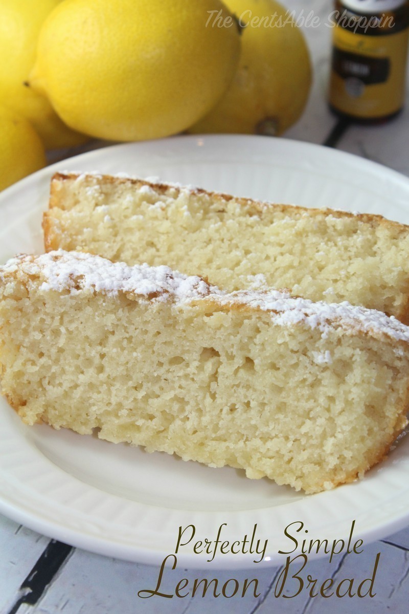 Perfectly Simple Lemon Bread