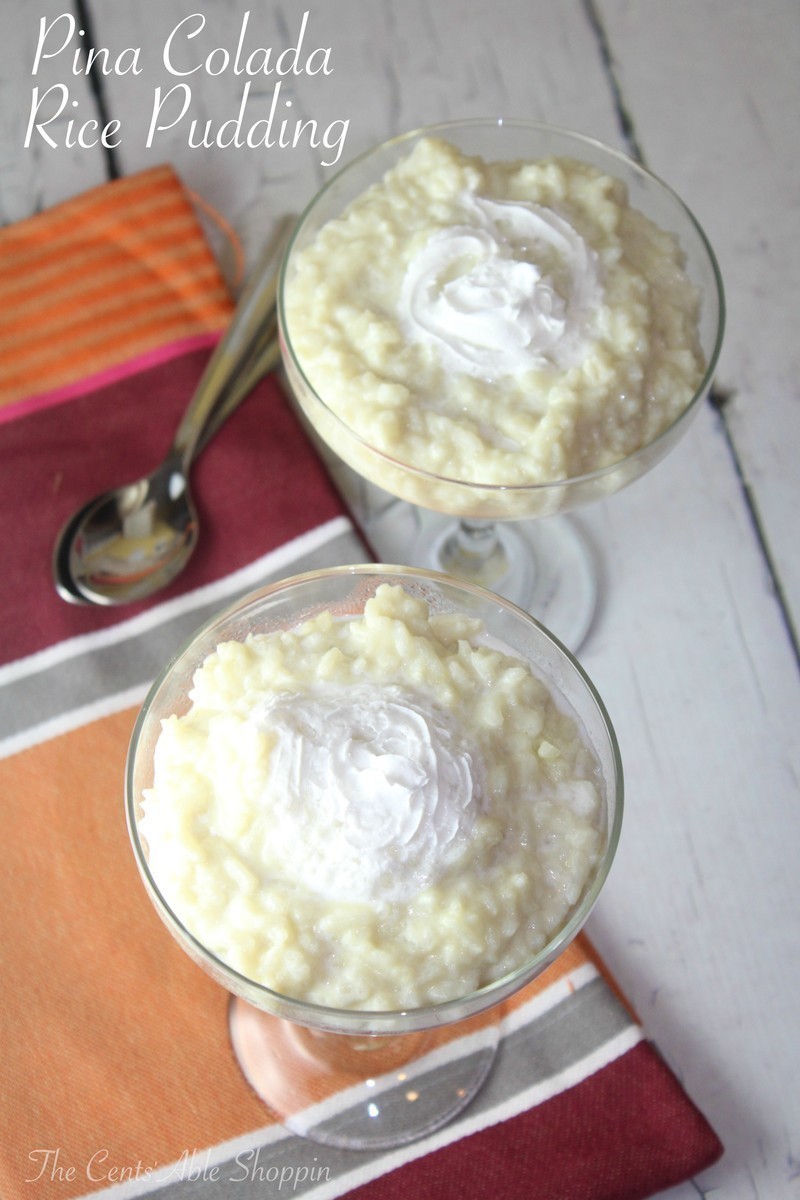 Pina Colada Rice Pudding