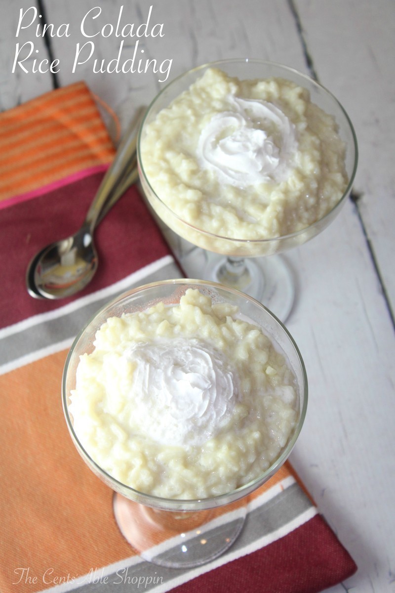 Piña Colada Rice Pudding