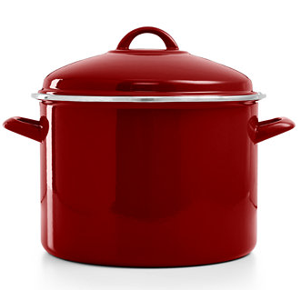 Macy’s: Martha Stewart 10 qt Enamel on Steel Stock Pot $19.99