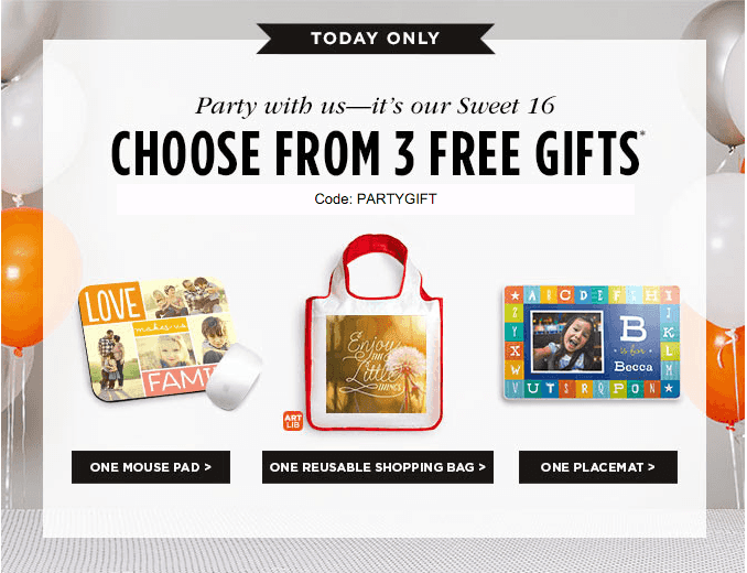 Shutterfly: 1 of 3 FREE Gifts (Pay ONLY Shipping!)