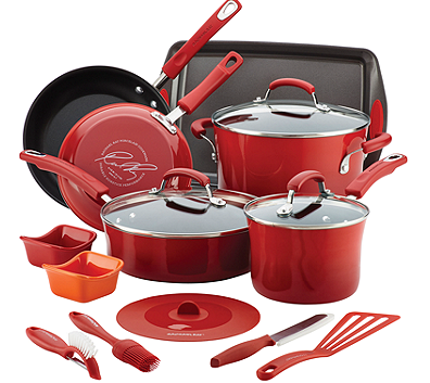 Bon-Ton: Rachael Ray 16 pc Cookware Set just $70