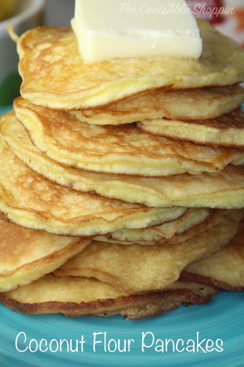 Fluffy Coconut Flour Pancakes