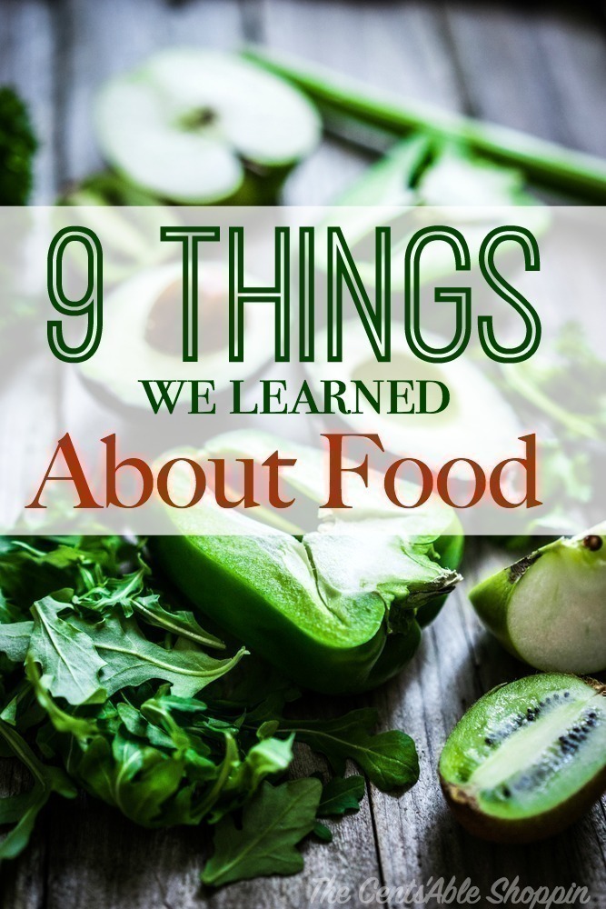 9 Things We Have Learned About Food