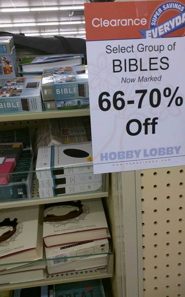 Hobby Lobby: Easter Clearance up to 90% OFF + Bibles up to 70% OFF